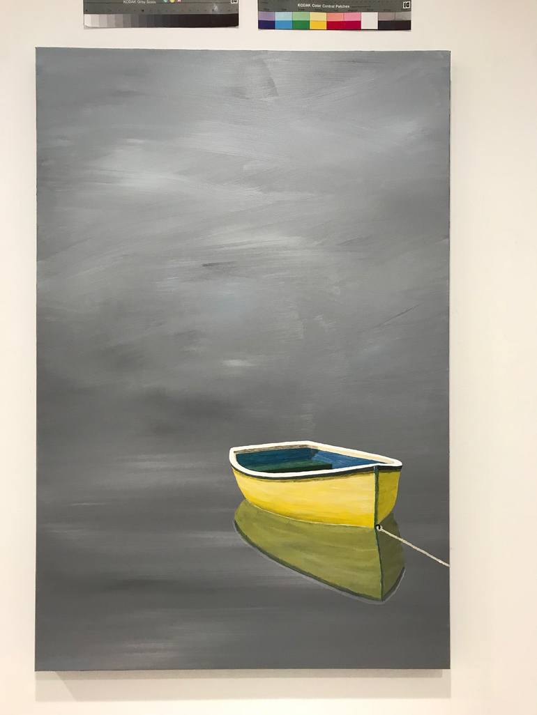 Original Realism Boat Painting by Susan Kinsella