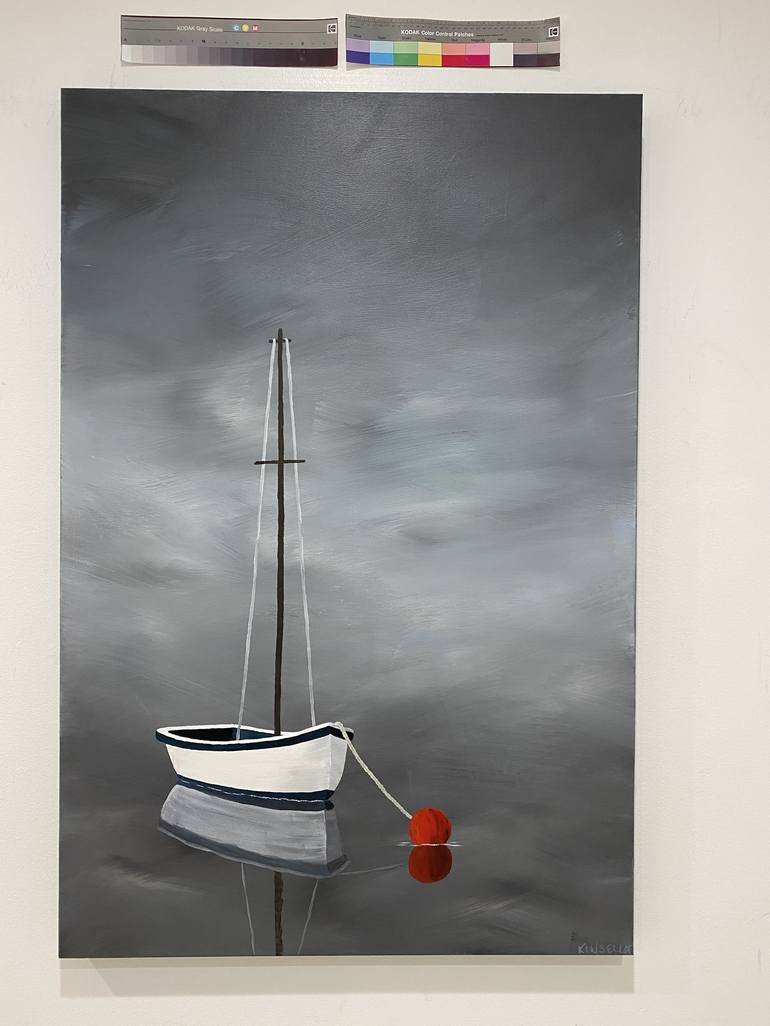 Original Fine Art Boat Painting by Susan Kinsella