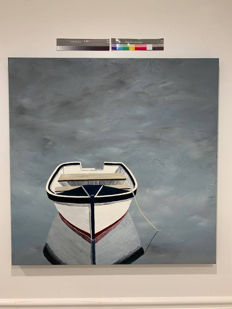 Original Fine Art Boat Painting by Susan Kinsella