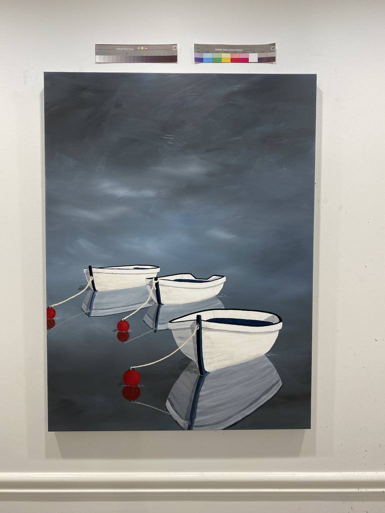 Original Fine Art Boat Painting by Susan Kinsella