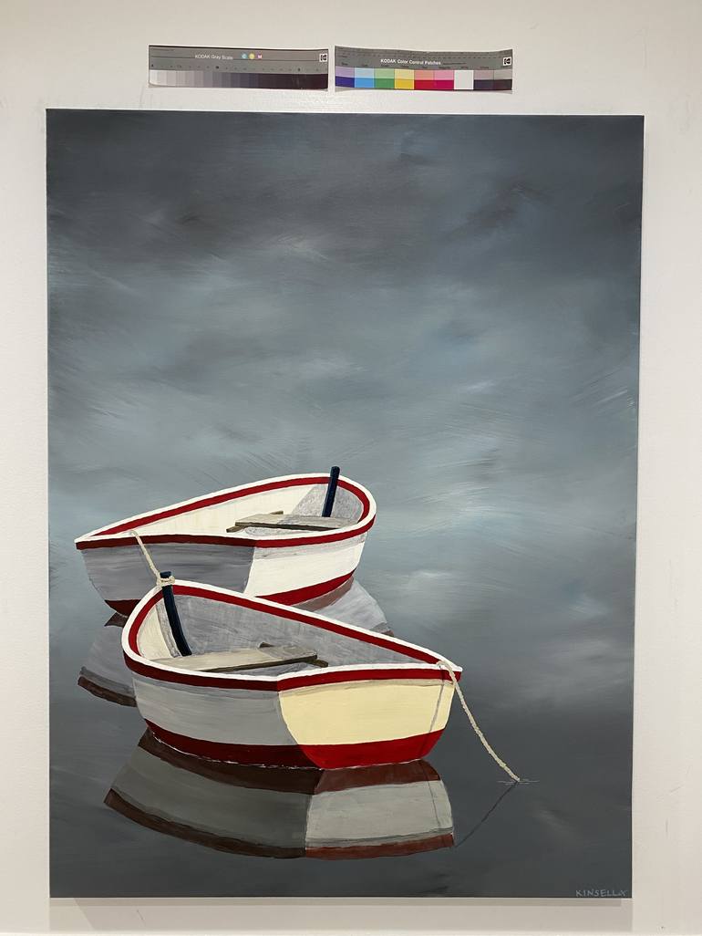 Original Fine Art Boat Painting by Susan Kinsella