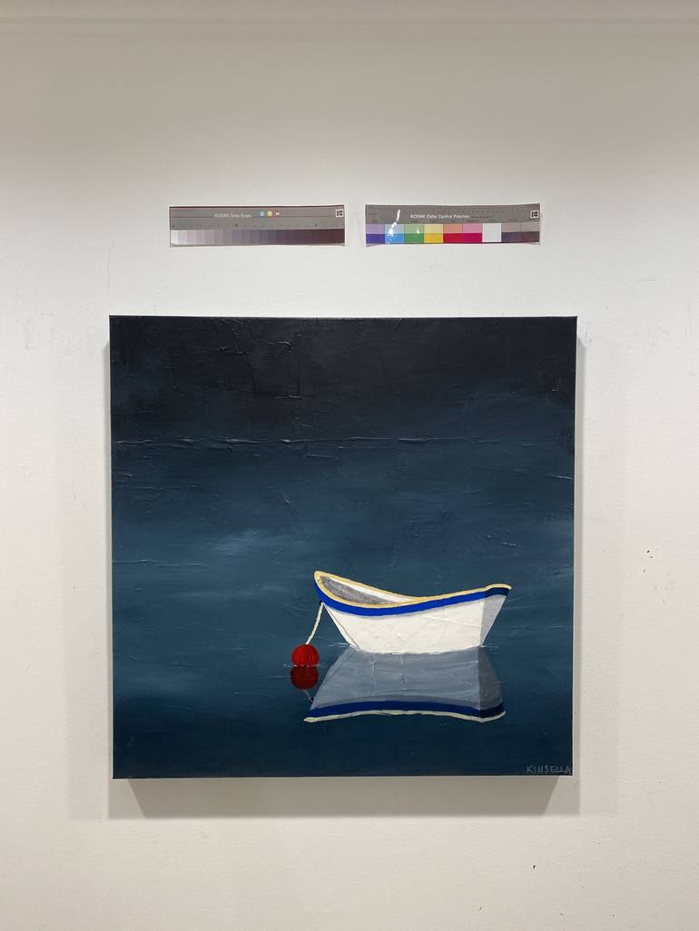 Original Fine Art Boat Painting by Susan Kinsella