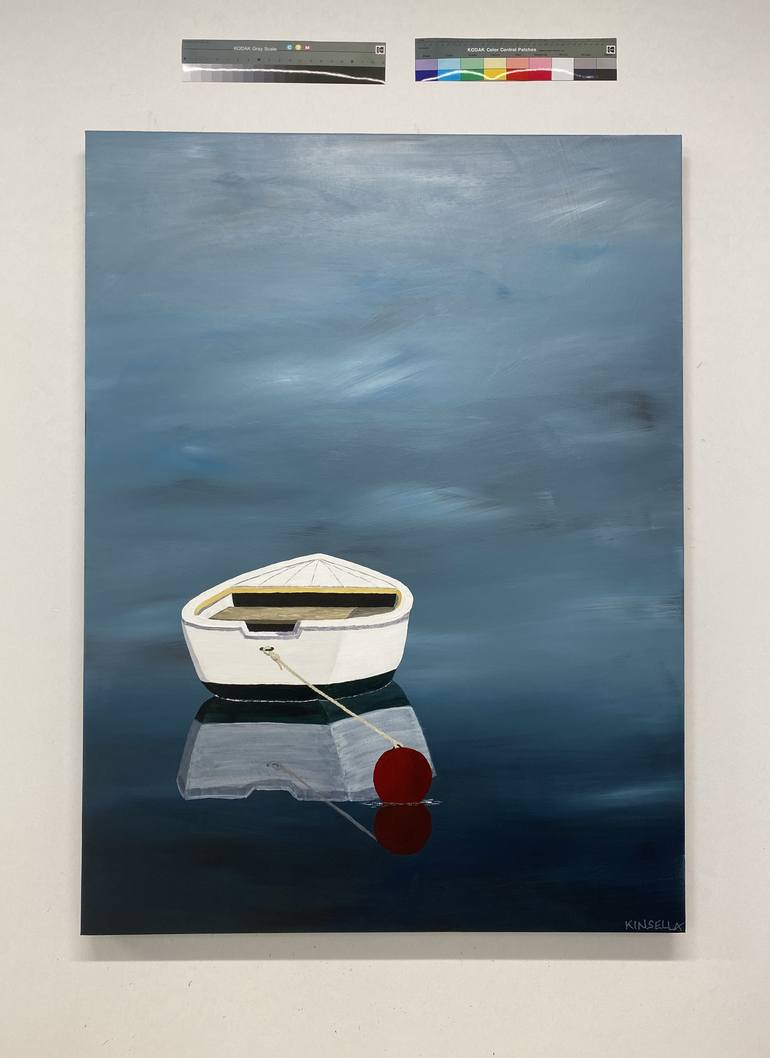 Original Fine Art Boat Painting by Susan Kinsella