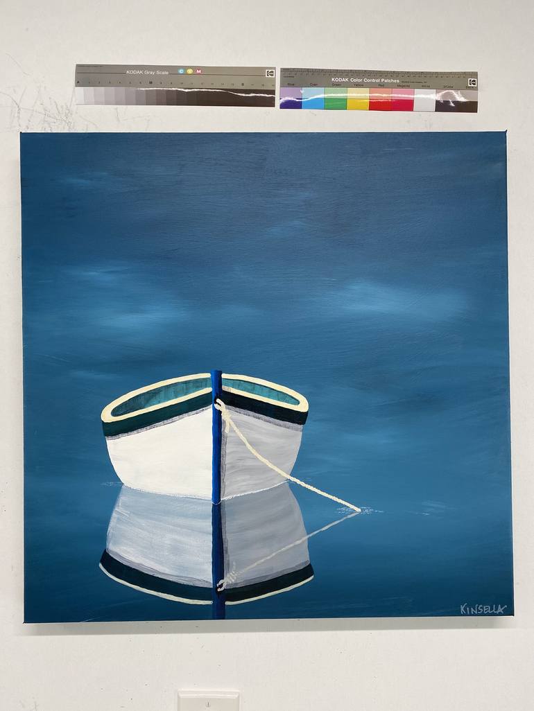 Original Fine Art Boat Painting by Susan Kinsella