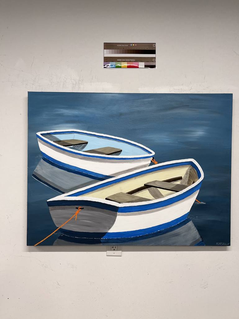 Original Boat Painting by Susan Kinsella