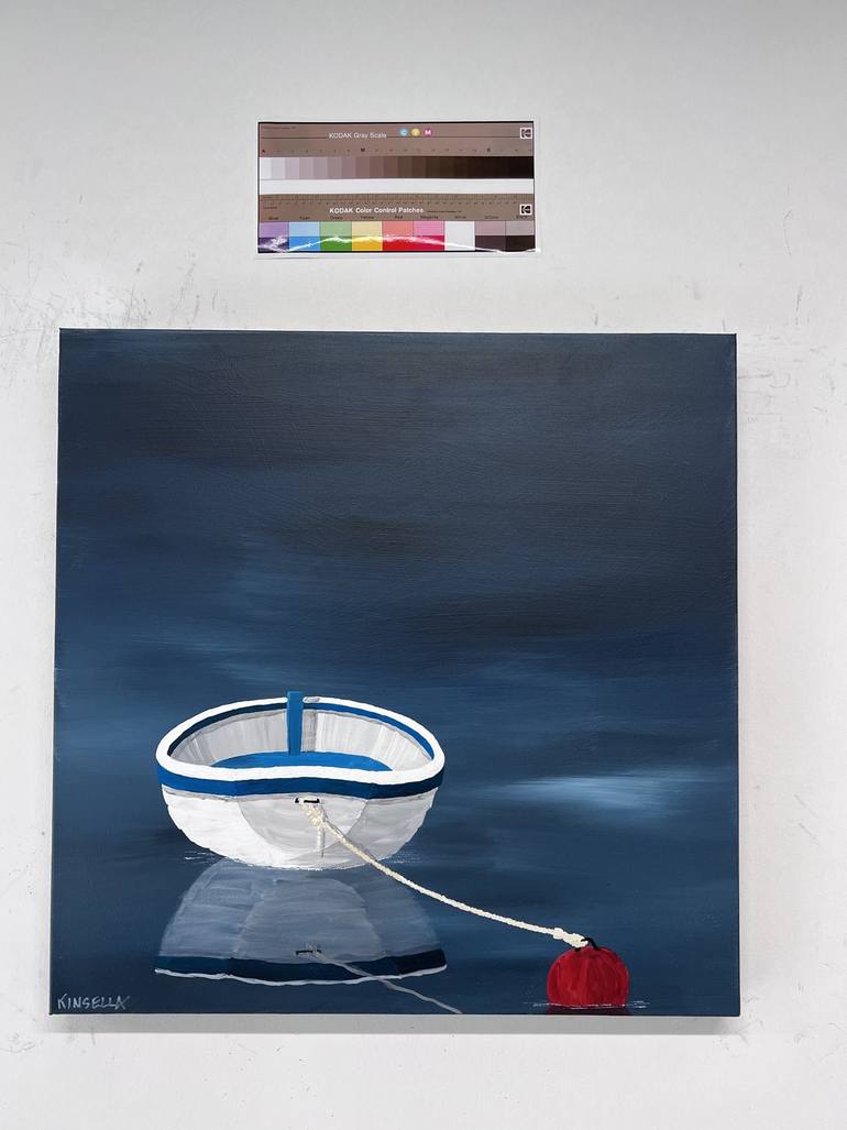 Original Fine Art Boat Painting by Susan Kinsella