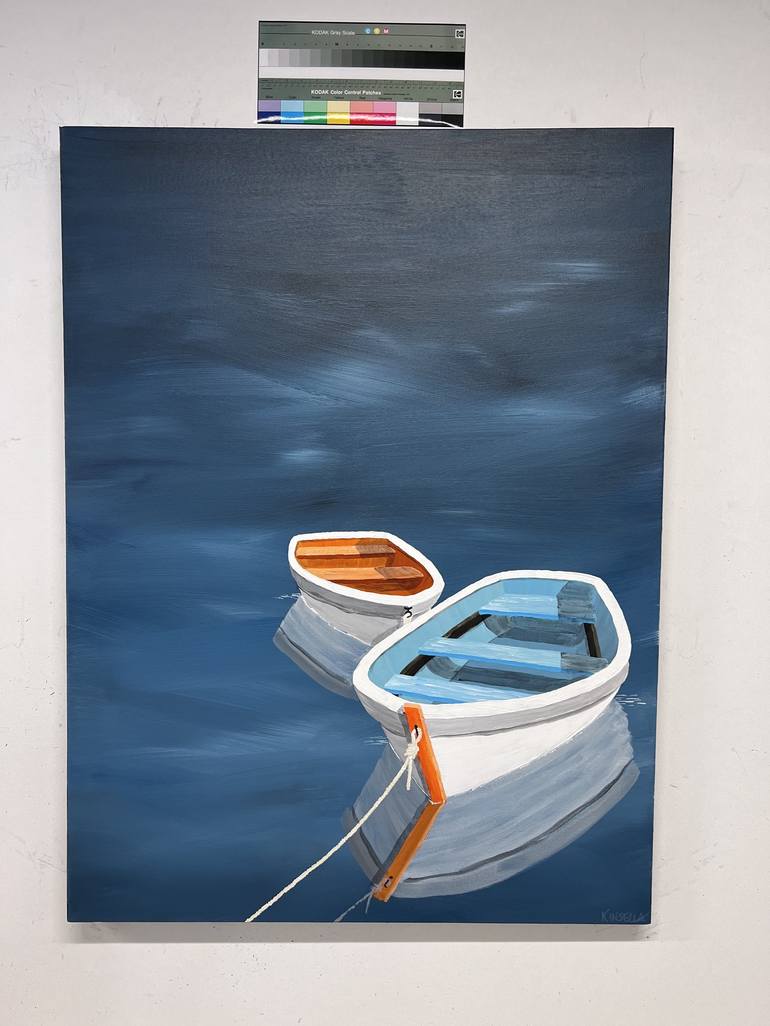 Original Boat Painting by Susan Kinsella