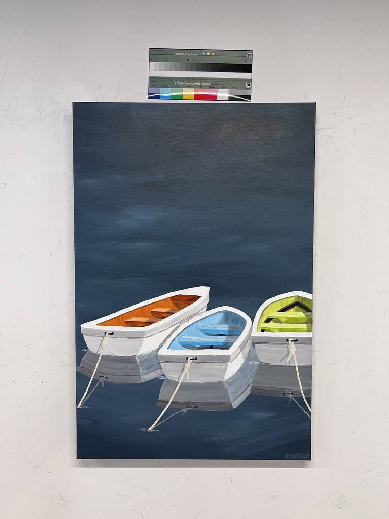 Original Fine Art Boat Painting by Susan Kinsella