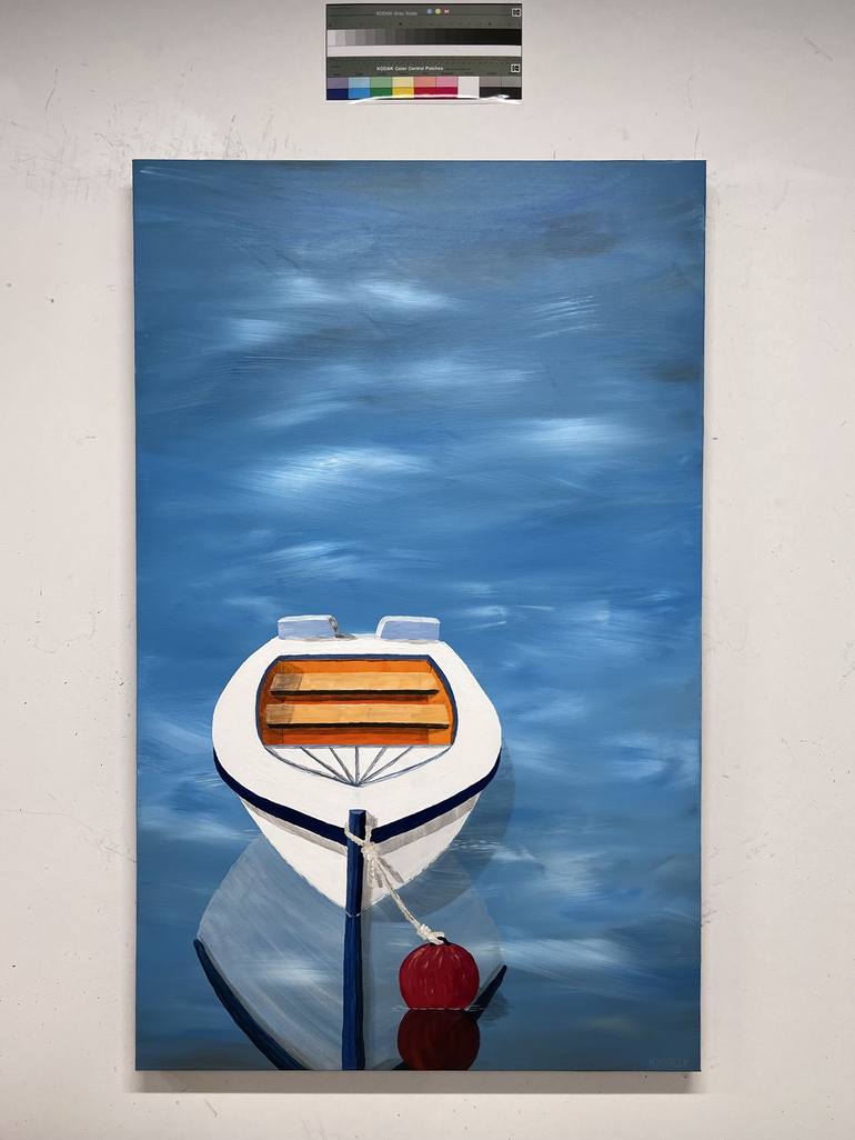 Original Boat Painting by Susan Kinsella