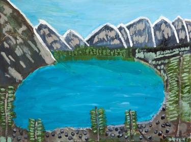 Original Expressionism Landscape Paintings by Pamela Ruggiero