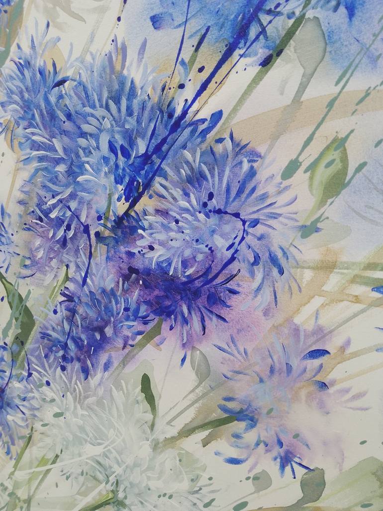 Original Floral Painting by BEATRIZ DUFOUR