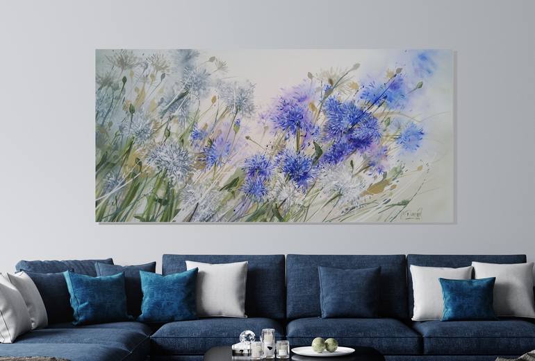 Original Floral Painting by BEATRIZ DUFOUR