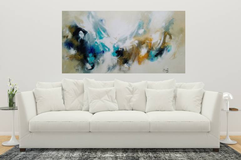 Original Abstract Expressionism Abstract Painting by BEATRIZ DUFOUR