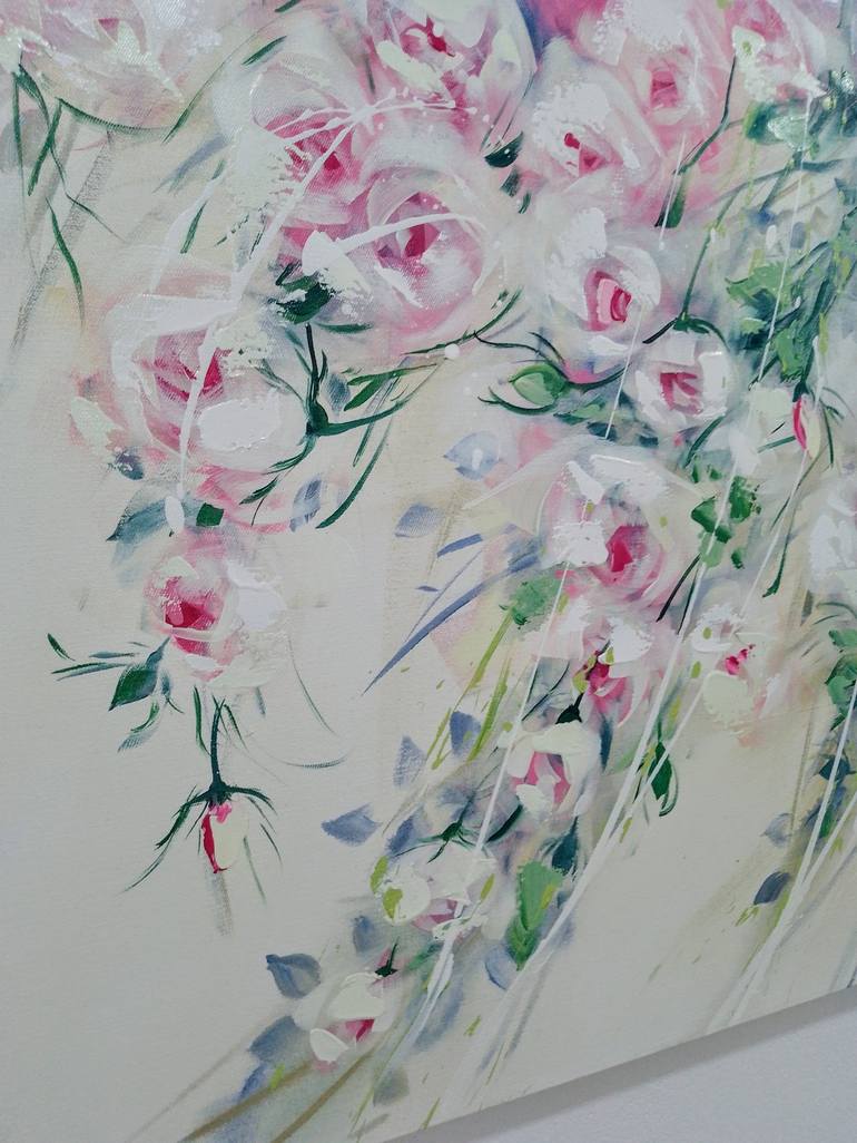 Original Floral Painting by BEATRIZ DUFOUR