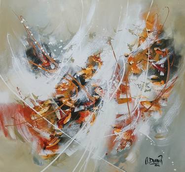 Original Abstract Expressionism Abstract Paintings by BEATRIZ DUFOUR