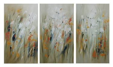 Original Abstract Floral Paintings by BEATRIZ DUFOUR