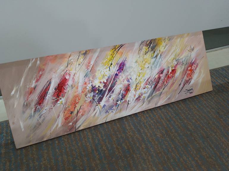 Original Abstract Expressionism Abstract Painting by Beatriz Dufour