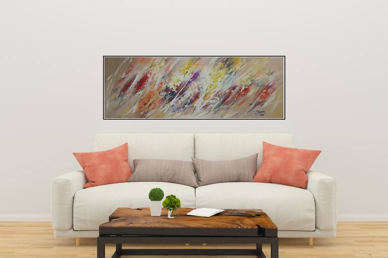 Original Abstract Expressionism Abstract Painting by Beatriz Dufour