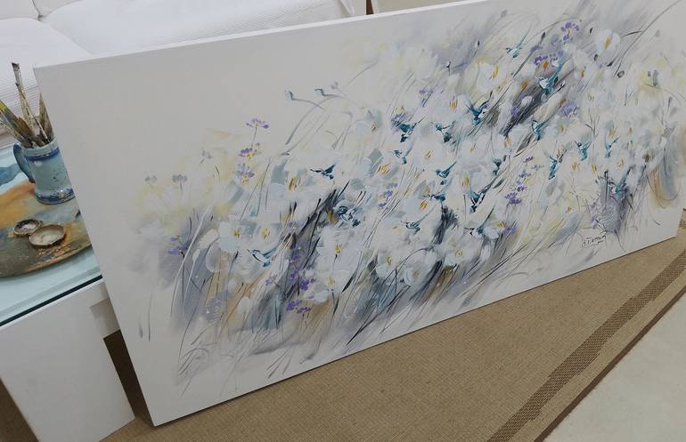 Original Abstract Nature Painting by BEATRIZ DUFOUR
