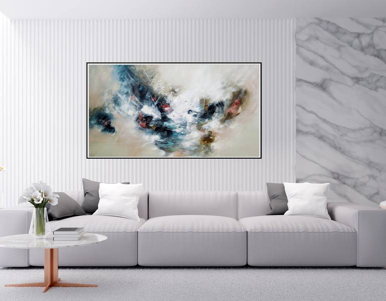 Original Abstract Expressionism Abstract Painting by BEATRIZ DUFOUR