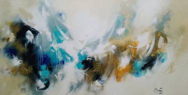 Original Abstract Expressionism Abstract Paintings by BEATRIZ DUFOUR