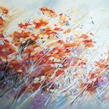 Orange poppies by BEATRIZ DUFOUR