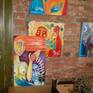 in my studio