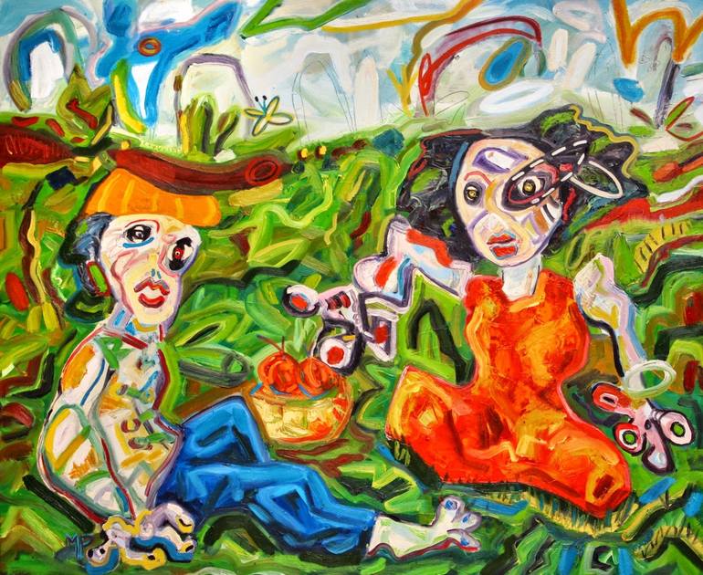 Original World Culture Painting by Marcos Palacios