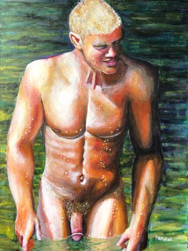 Print of Figurative Erotic Paintings by Mark Toffoli