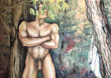 Print of Figurative Erotic Paintings by Mark Toffoli