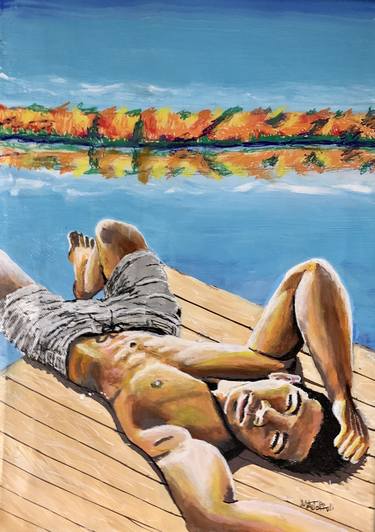 Print of Figurative Men Paintings by Mark Toffoli