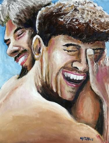 Print of Expressionism Men Paintings by Mark Toffoli