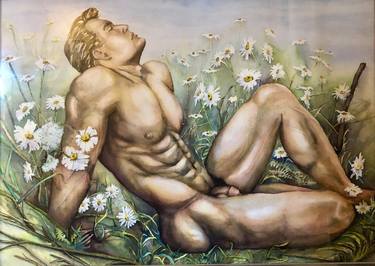 Original Figurative Nude Paintings by Mark Toffoli
