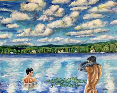 Print of Figurative Erotic Paintings by Mark Toffoli