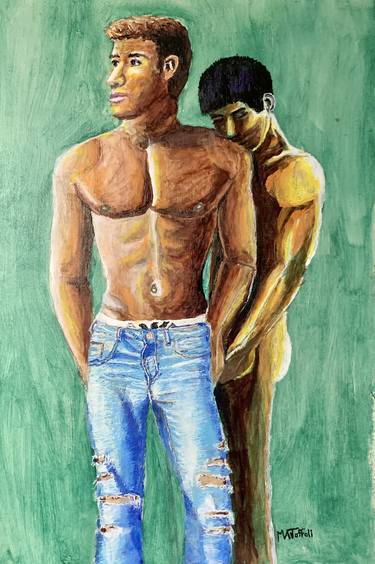 Print of Men Paintings by Mark Toffoli