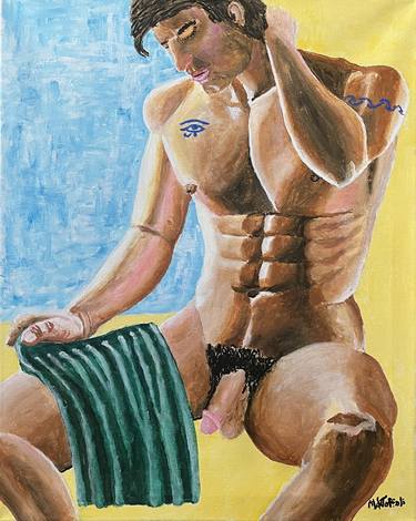 Original Figurative Nude Paintings by Mark Toffoli
