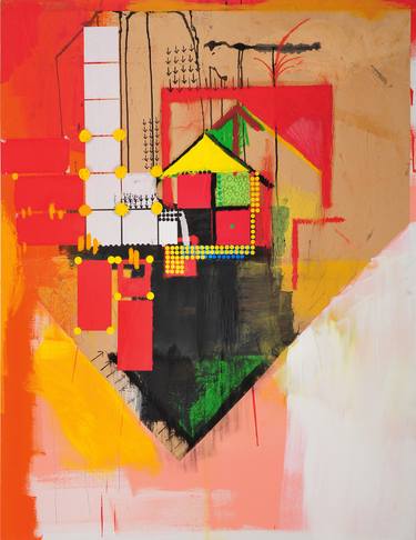 Original Abstract Home Paintings by Sun Sook Kim