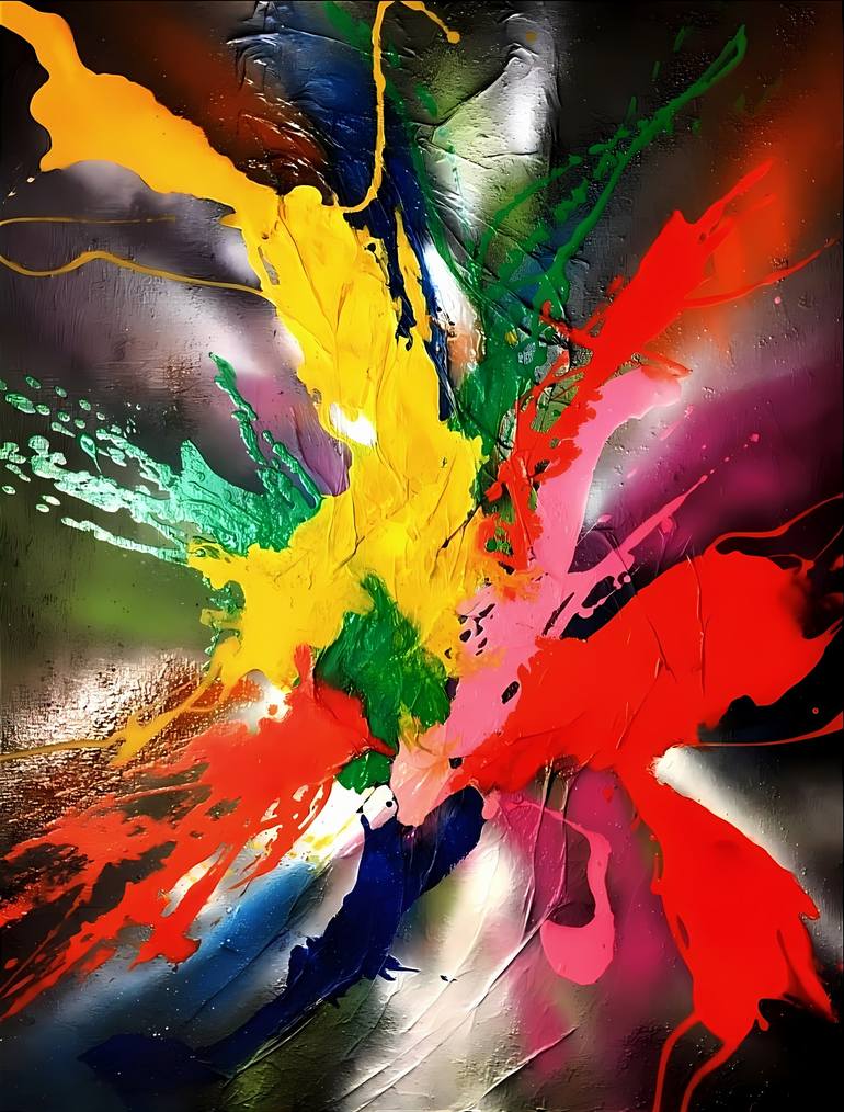 Original Realism Abstract Paintings by Selda Bergman