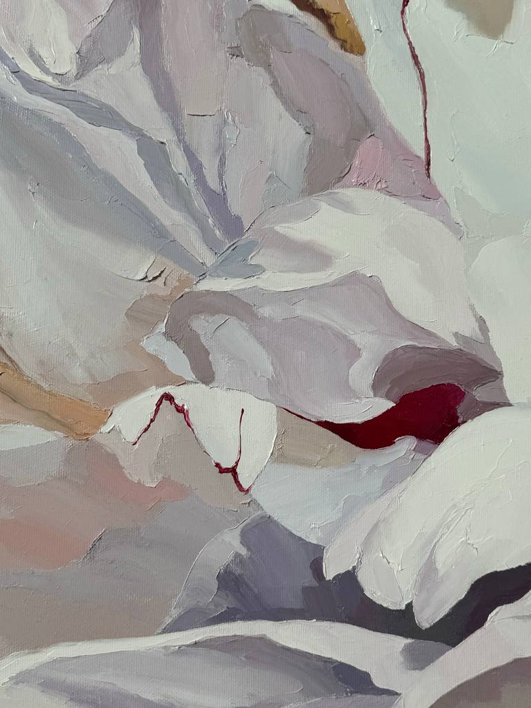 Original Photorealism Floral Painting by Ulyana Korol