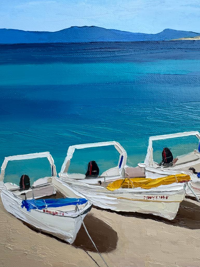 Original Photorealism Seascape Painting by Ulyana Korol