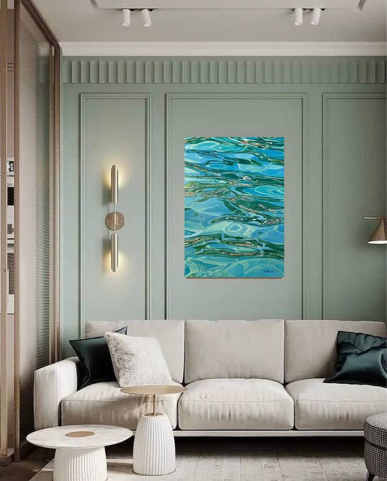 Original Photorealism Seascape Painting by Ulyana Korol