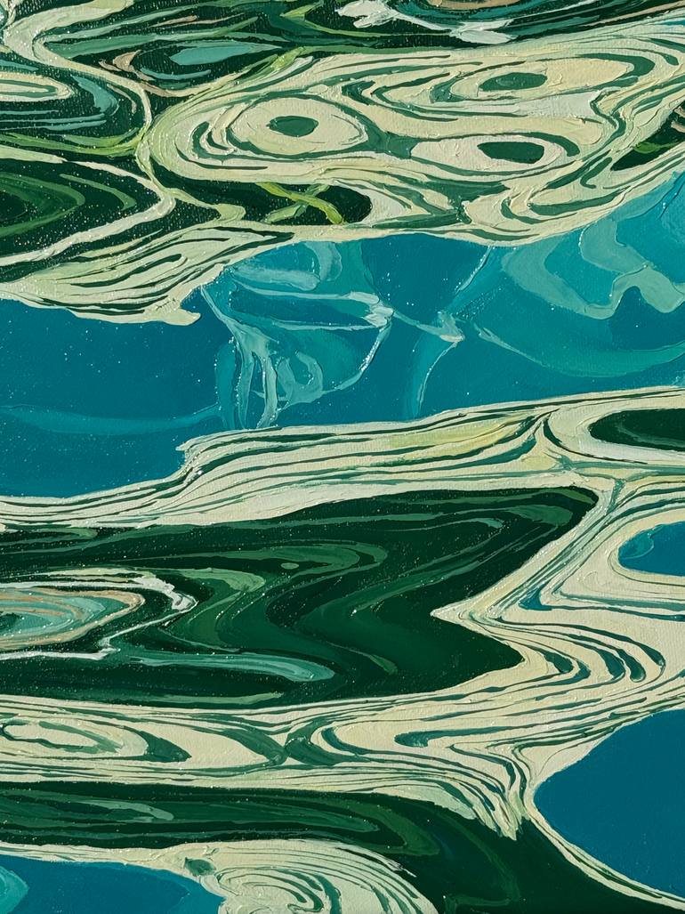 Original Photorealism Water Painting by Ulyana Korol