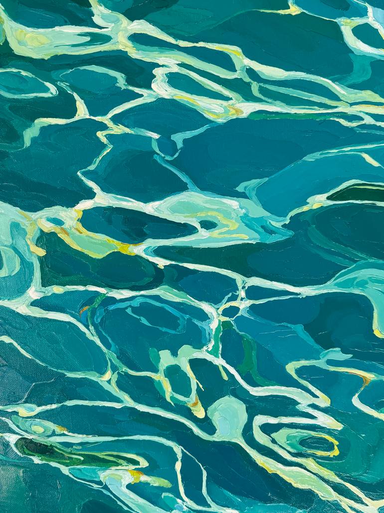 Original Abstract Water Painting by Ulyana Korol