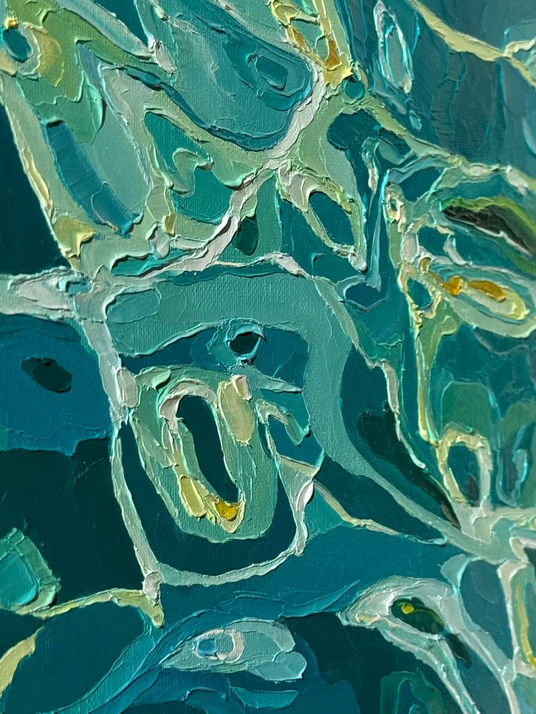 Original Abstract Water Painting by Ulyana Korol