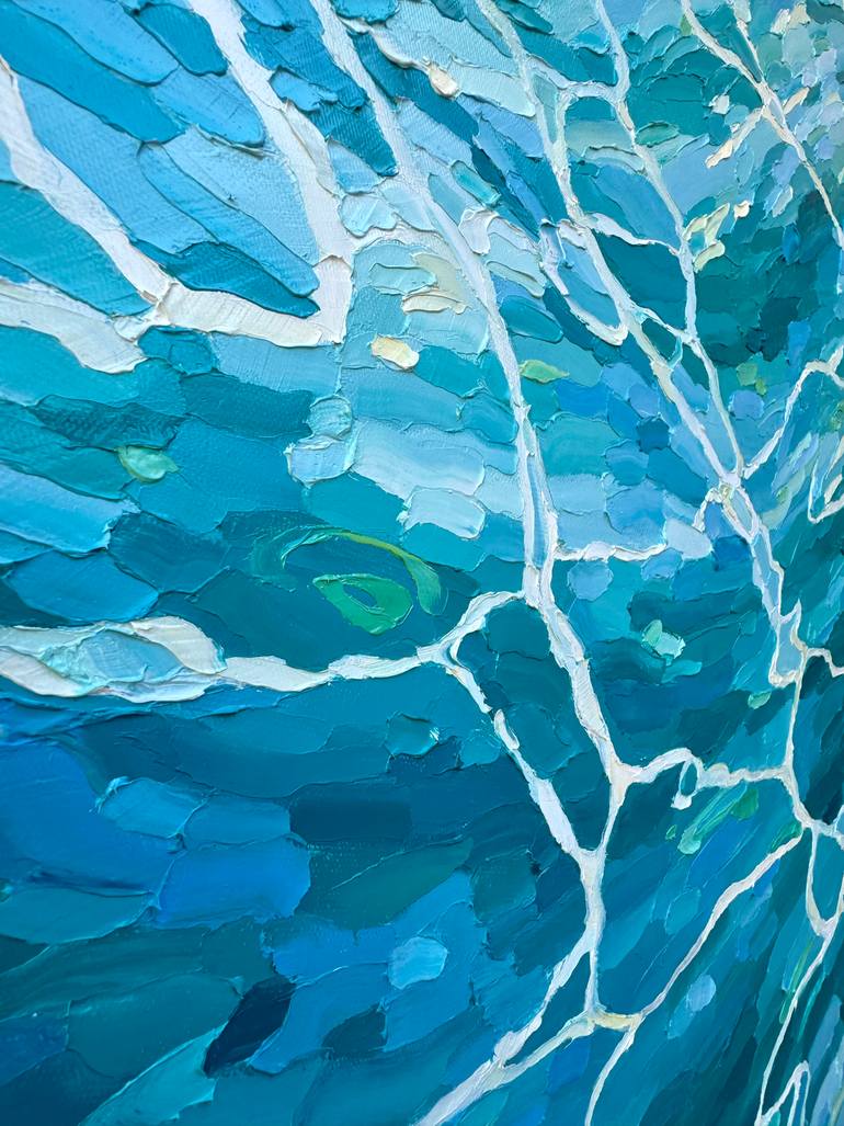 Original Abstract Water Painting by Ulyana Korol