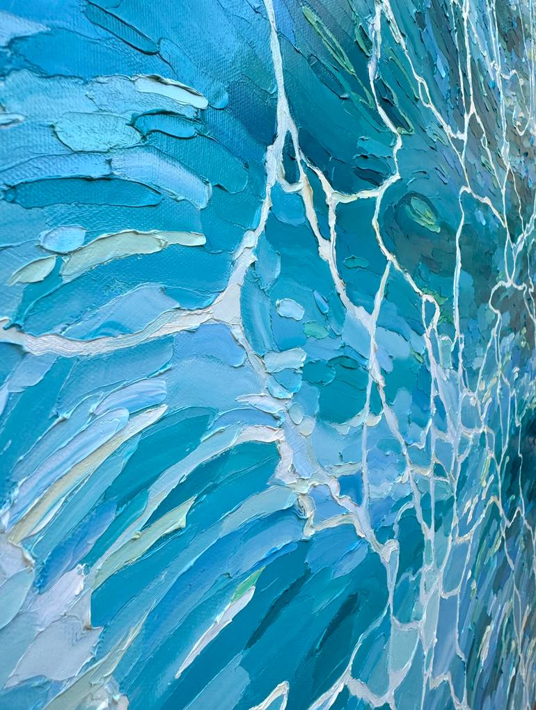 Original Abstract Water Painting by Ulyana Korol