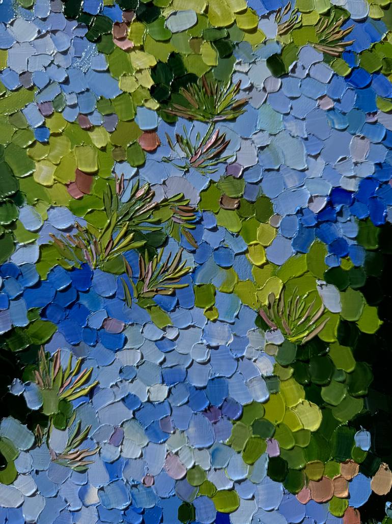 Original Impressionism Floral Painting by Ulyana Korol