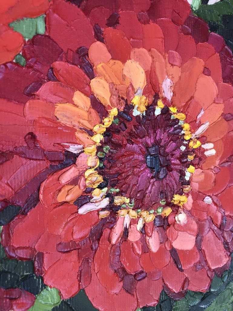 Original Floral Painting by Ulyana Korol