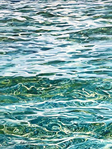 Print of Realism Seascape Paintings by Ulyana Korol