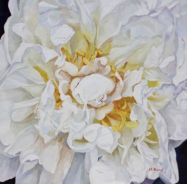 Original Fine Art Floral Paintings by Ulyana Korol